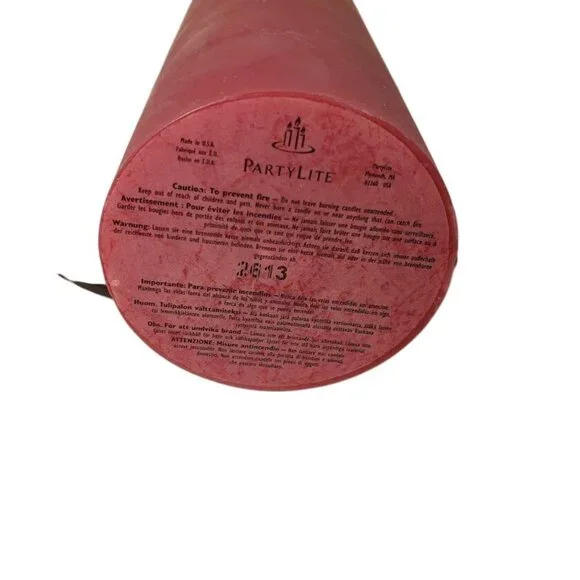 Partylite Mulberry 3x5 Pillar Candle C3529 Vintage USA - Picture 2 of 2